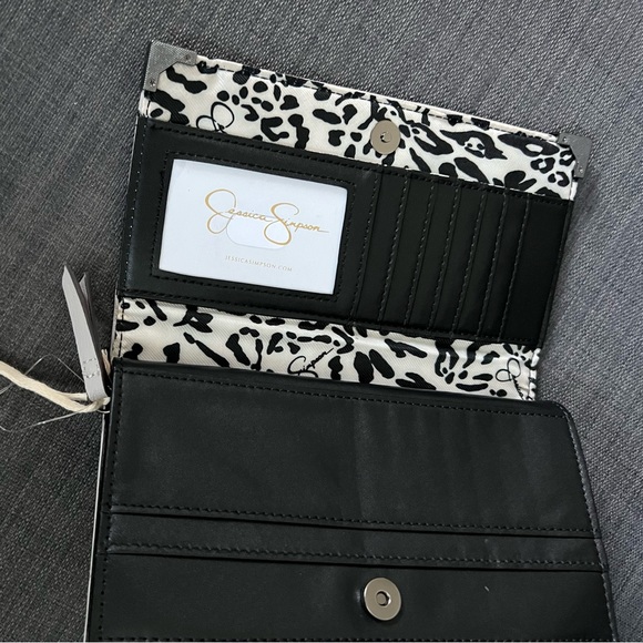 NWT JESSICA SIMPSON FRAN LARGE WALLET CASE ORGANIZER & GIFT BOX - Picture 8 of 12